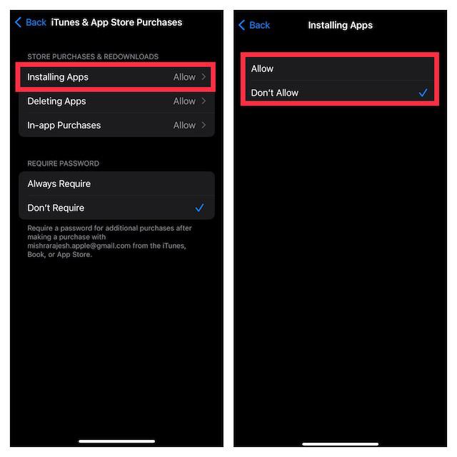 Запретить покупку приложений на iPhone и iPad